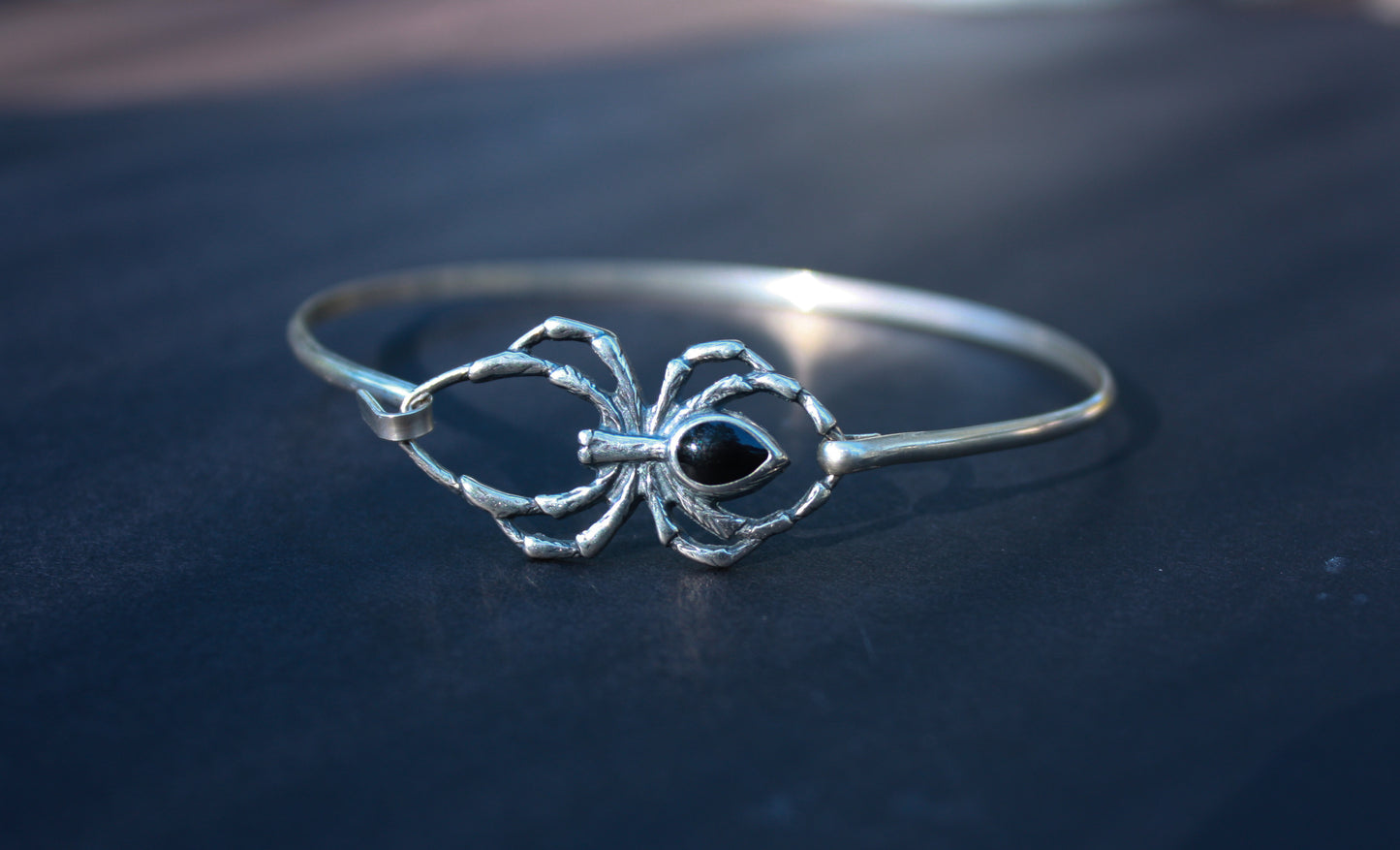 Onyx Spider Bracelet