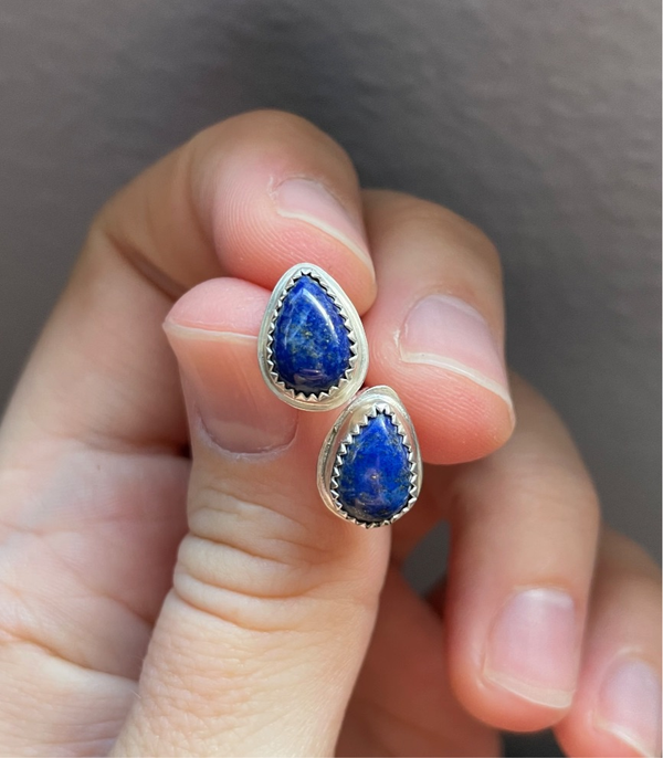 Lapis Lazuli Studs