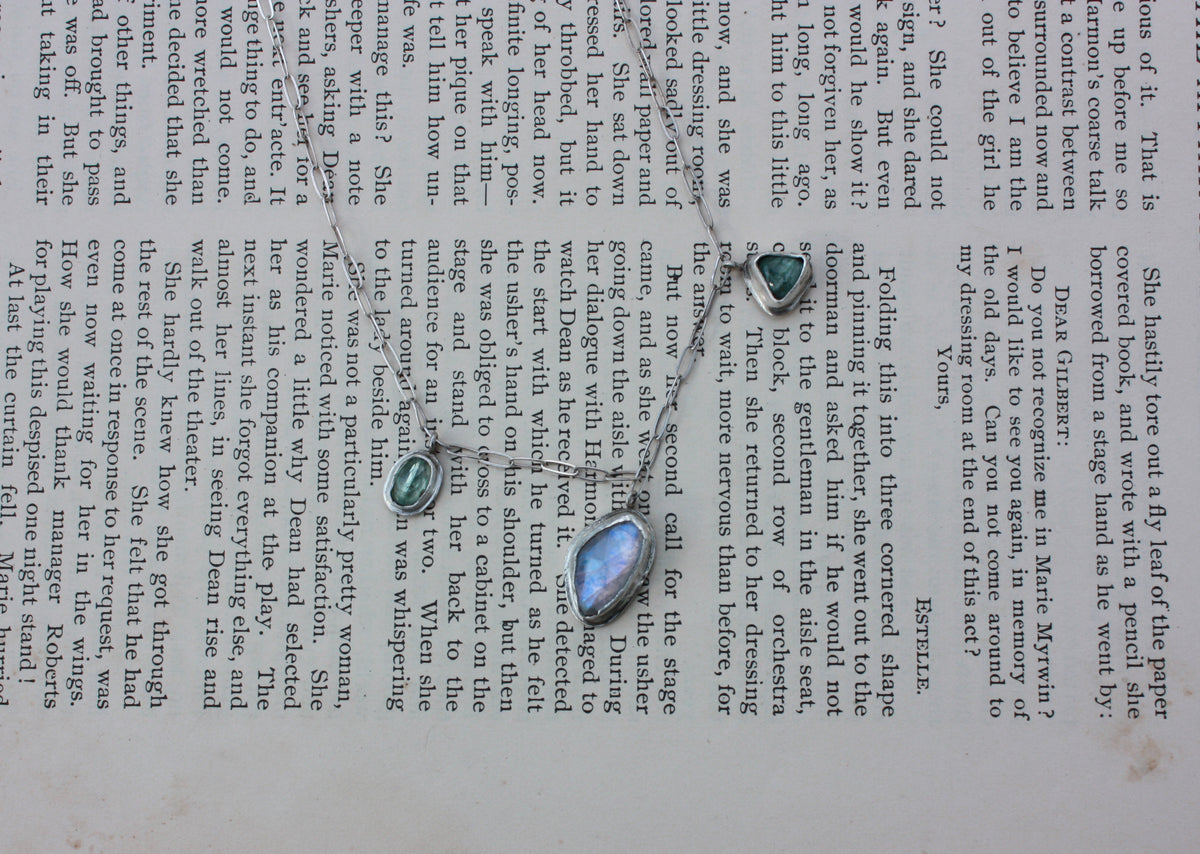 Three Stone Necklace