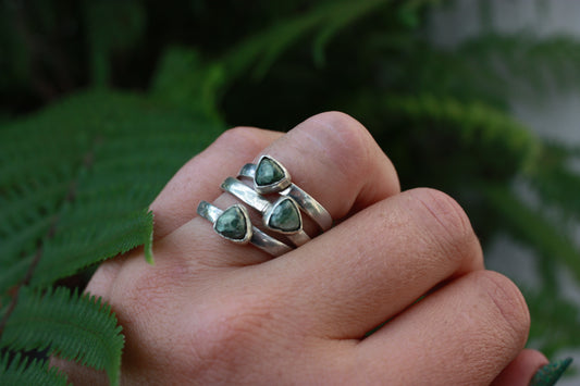 Seraphinite Stacking Ring