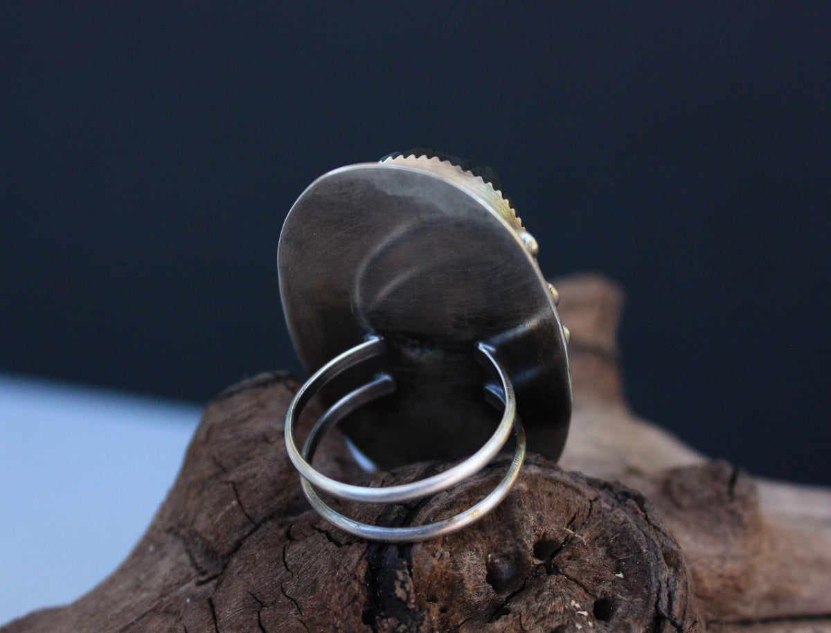 Black Tourmaline Statement Ring
