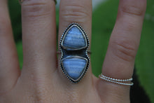 Load image into Gallery viewer, Arrow Blue Lace Agate Ring
