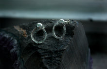 Load image into Gallery viewer, Full Moon Silver Earrings
