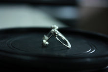 Load image into Gallery viewer, Full Moon Silver Earrings
