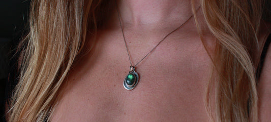Labradorite Swirls Necklace