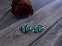 Load image into Gallery viewer, Cat Eye Studs
