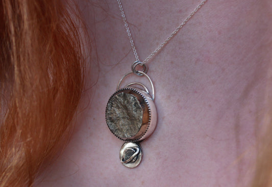 Pyrite Moon Dust Necklace