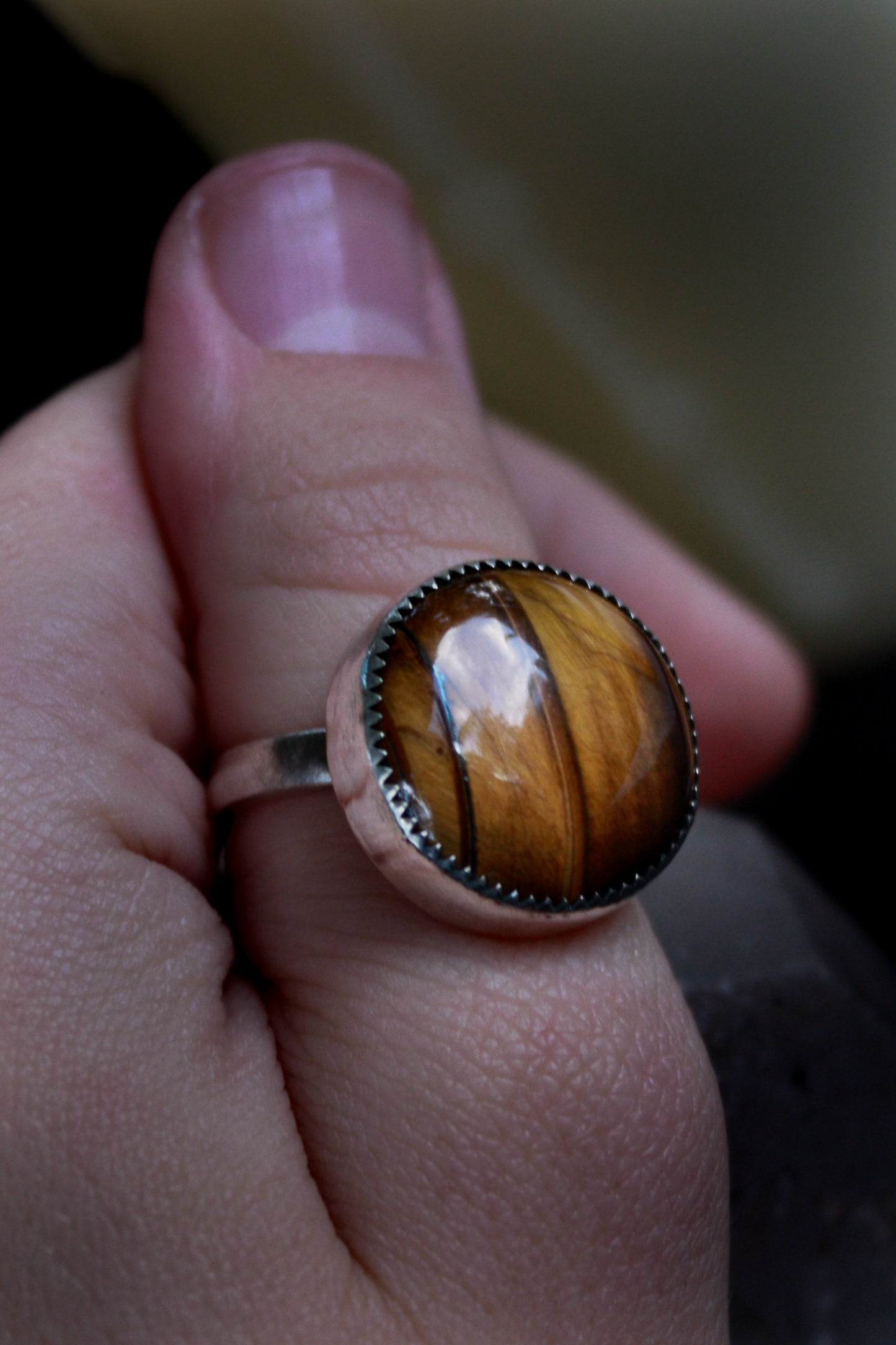 Tiger's Eye Ring