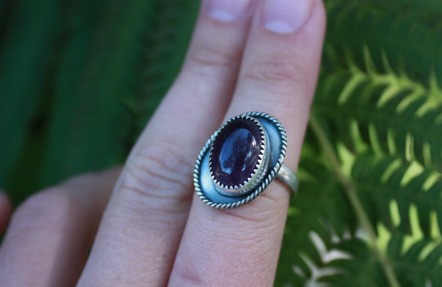 The Ring's of Saturn Amethyst Ring