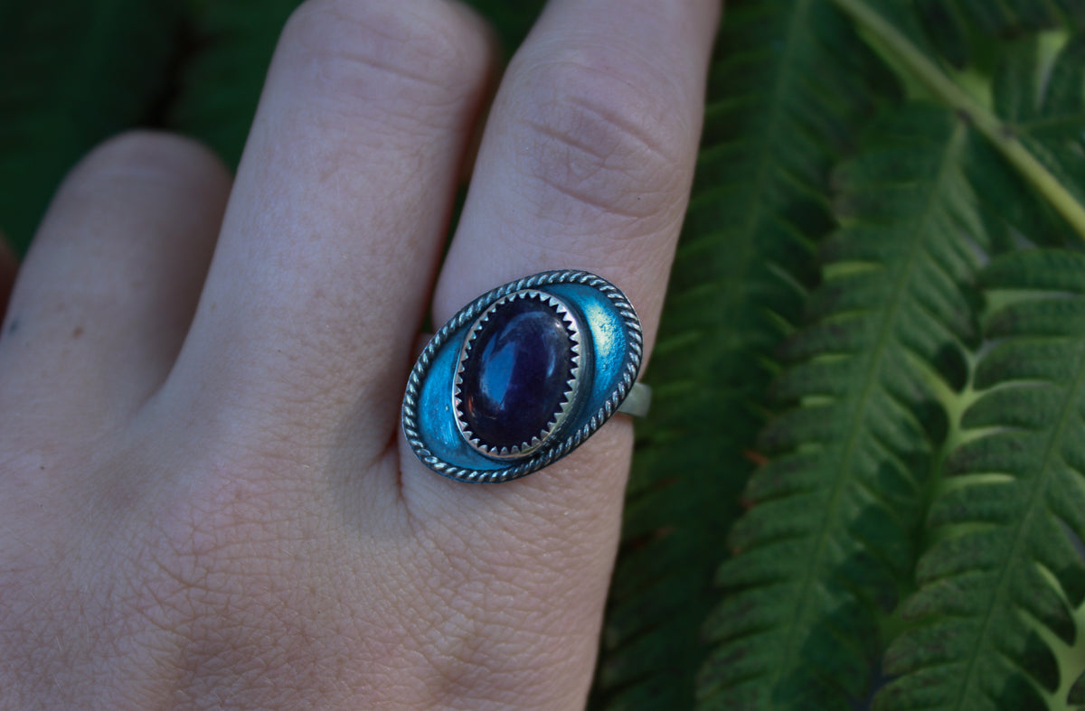 The Ring's of Saturn Amethyst Ring