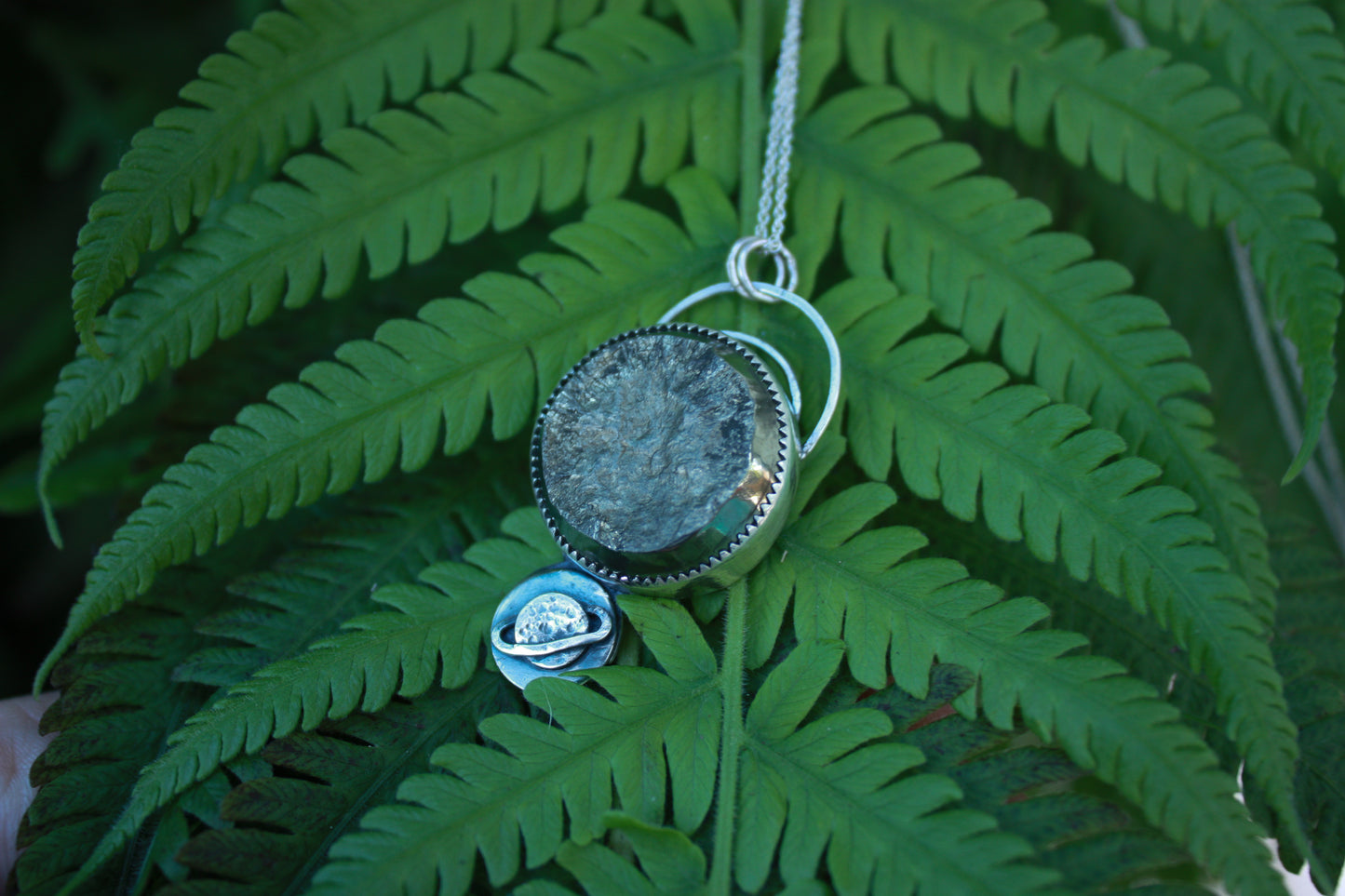 Pyrite Moon Dust Necklace