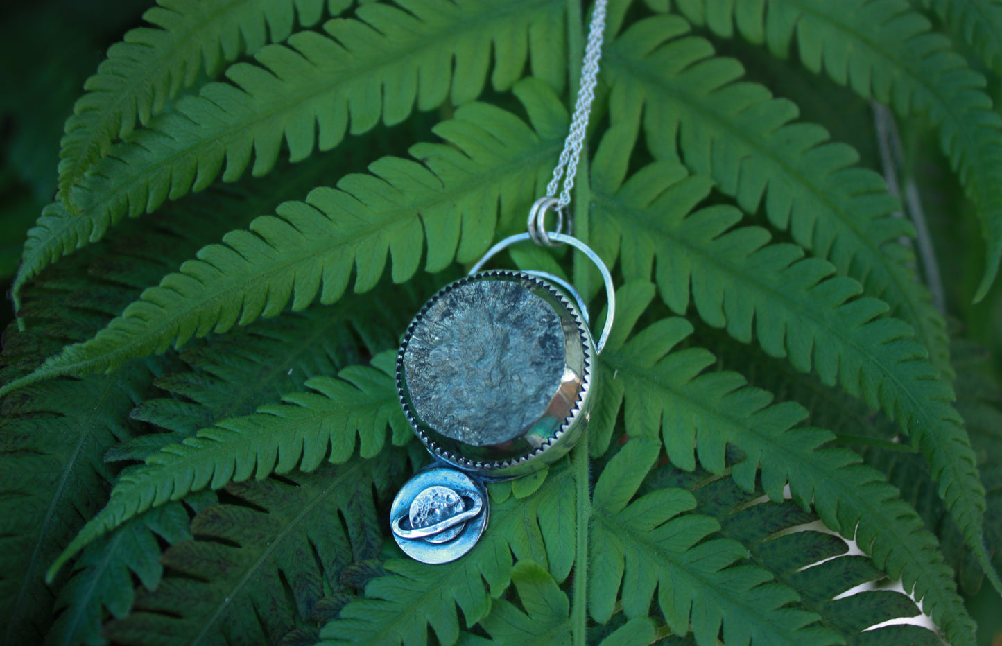 Pyrite Moon Dust Necklace