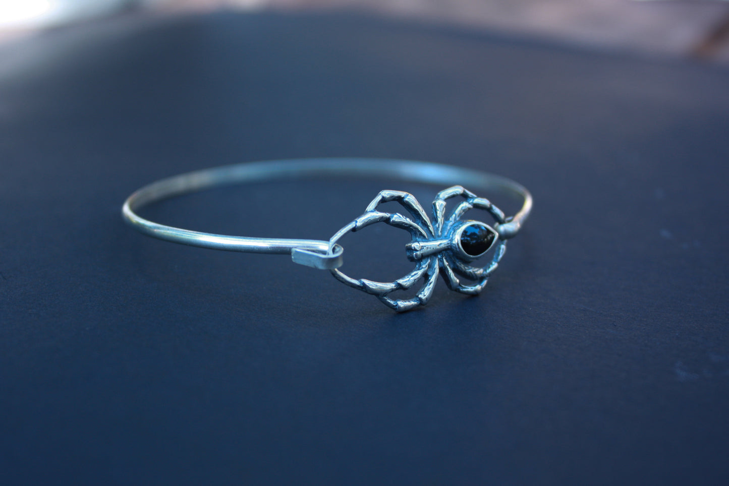 Onyx Spider Bracelet